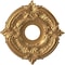 Ekena Millwork Attica PVC Ceiling Medallion (Fits Canopies up to 5"), Bright Coat Gold, 13"OD x 3 1/2"ID x 3/4"P CMP13ATBGL - alternate 1